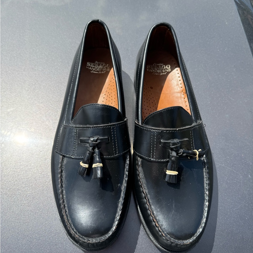 Sebago Men’s Black Leather Loafers